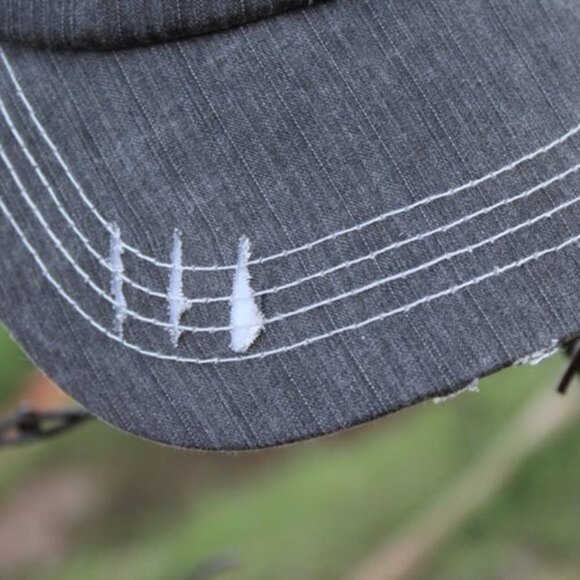 Golf Mom Hat Cap Sports Golfing Grey Gray Gift - Picture 3 of 4